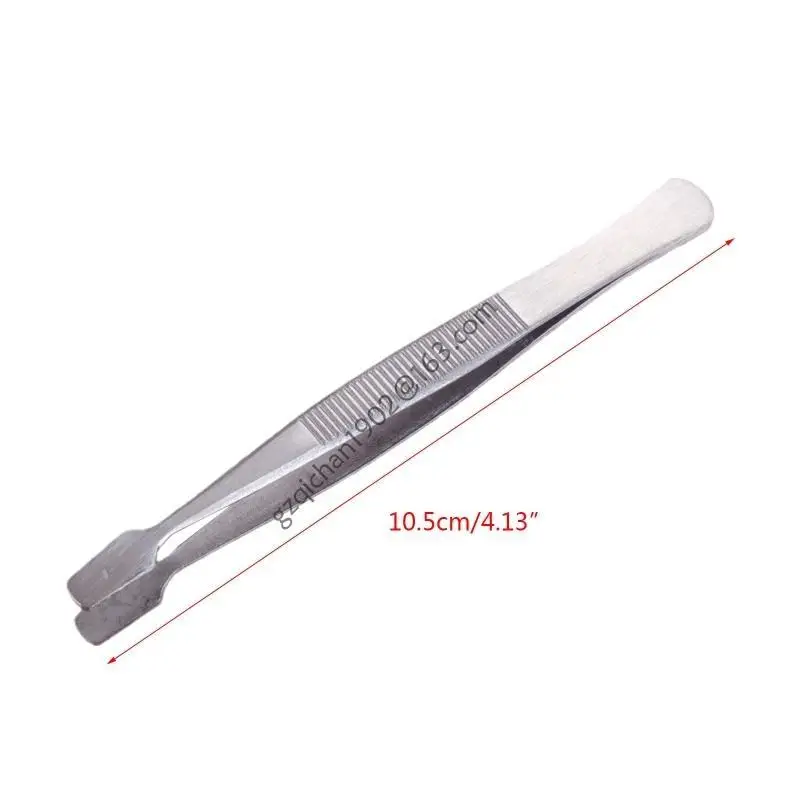 X7AB Sellos Collector Tools Philately Twezers Cejas cejas Builero Tweezers 2 PCS