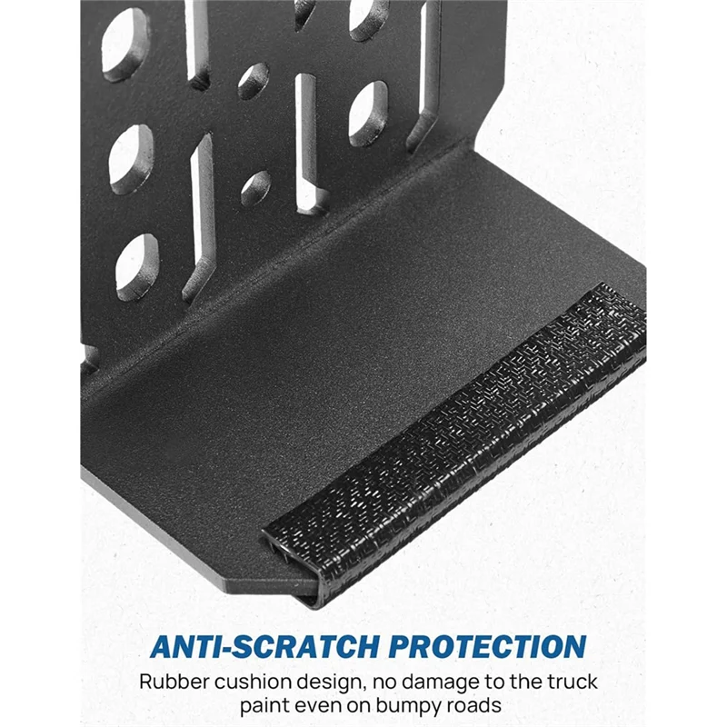 

NEW-Bed Rail Mount Brackets For Tacoma, Bed Rail Modular System For Shovels, Axe, Recovery Boards, Fuel Cans & Other Tools