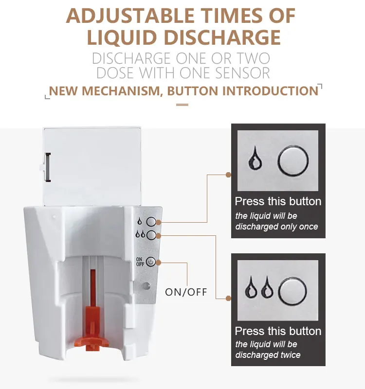 Factory 1000ML Automatic Hand Washing Sanitizer Machine Wall Mounted Infrared Electronic Soap