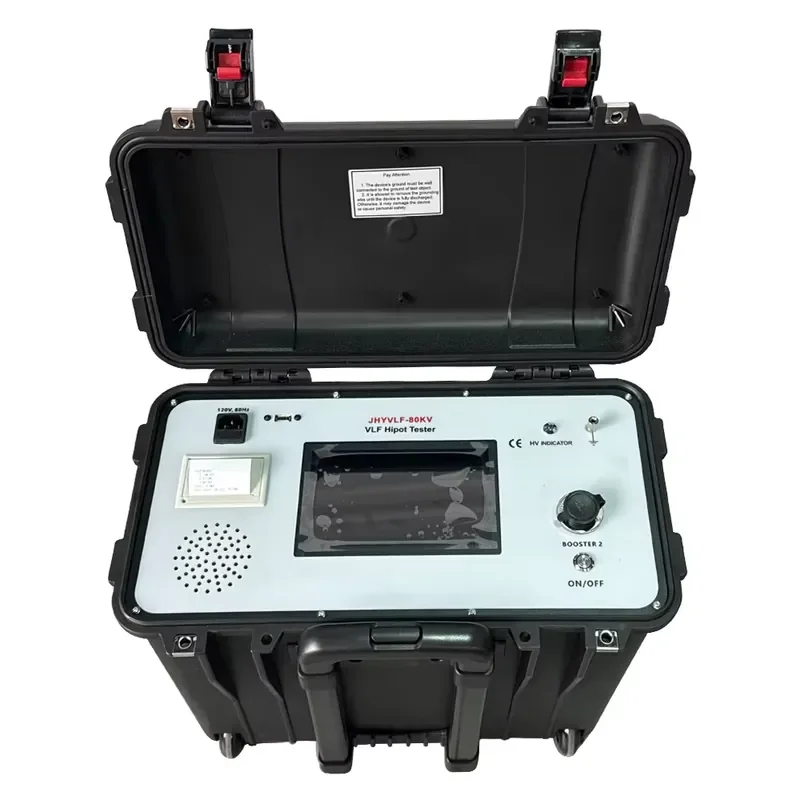 High Performance High Voltage 80kV Hipot Tester Ultra-Low Frequency VLF LCD Screen 1-Year High Potential Testing Equipment