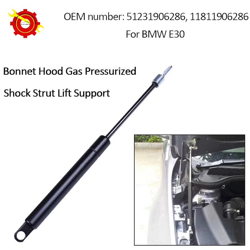 oe51238202688 For BMW E46 323Ci 323i 325i 328i 330Ci 1999 2000 2001 2002 2003 2004 Car Front Engine Hood Bonnet Gas Struts Parts