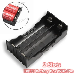 2 gniazda 18650 opakowanie na baterie ABS DIY na 2*3.7V 18650 etui na baterie etui z twardym trzpieniem wysoka jakość łatwa instalacja