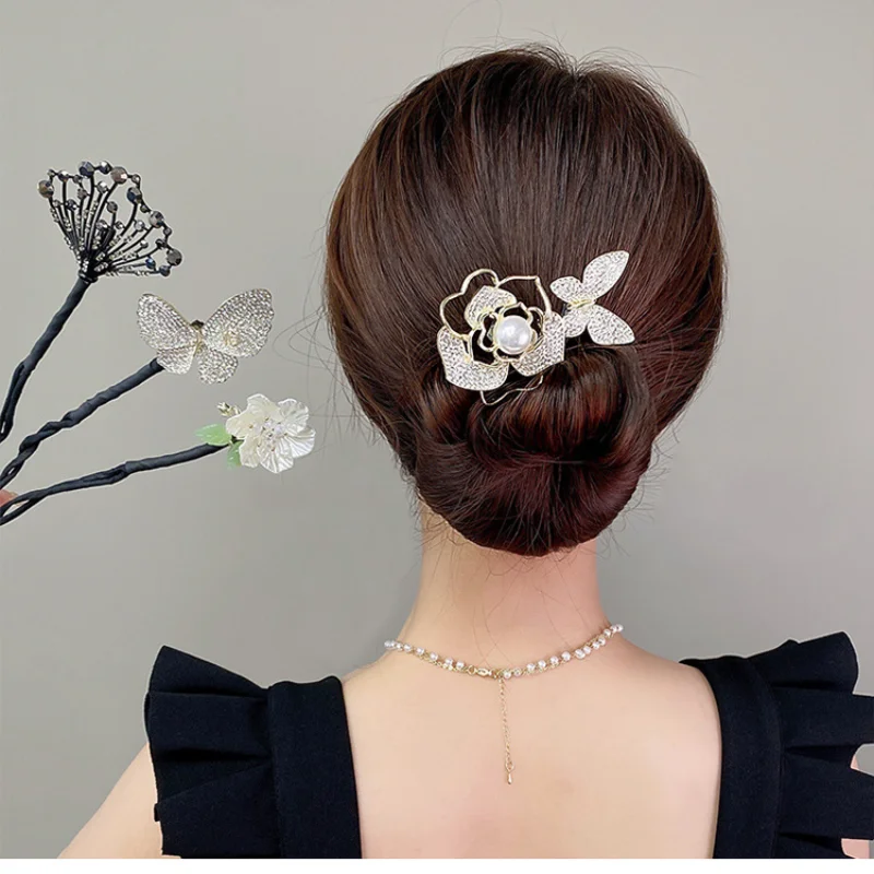 2024 Fashion Headband Roller Hair Curler Donut Bun Maker Lazy Hairpin Tool Women's Rabbit Ear Magic Hairstyle Ring Accessories