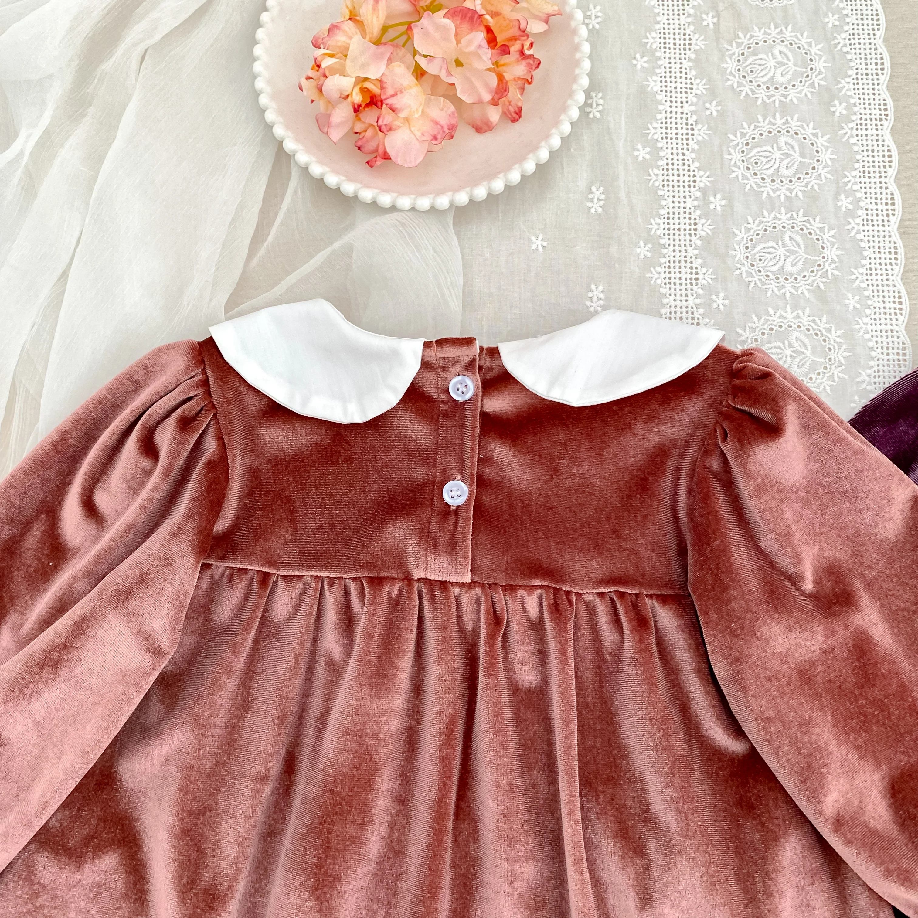 Herbst Baby Mädchen Kleidung Stickerei Weihnachten Party Kleid Kostüm 1-6Yrs Kleinkind Mädchen Geburtstag Kinder Kleidung Weihnachten Kleider – Detail 22