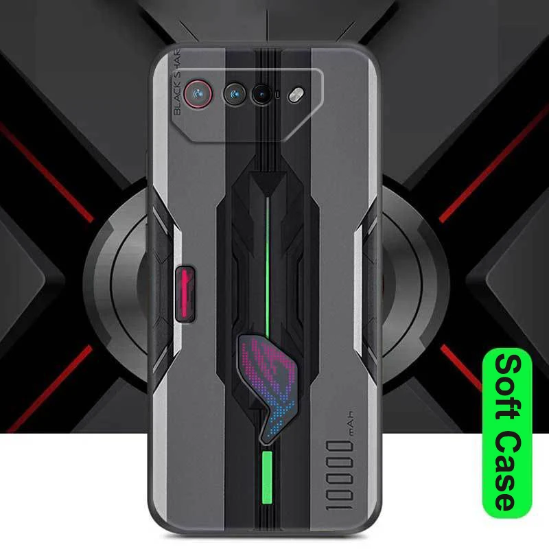 For Asus ROG Phone 7 Case ROG7 Pro Protector Silicone Soft Phone Back Cover ROG7 Cases for Asus ROG 7 Pro Fundas Shockproof Capa