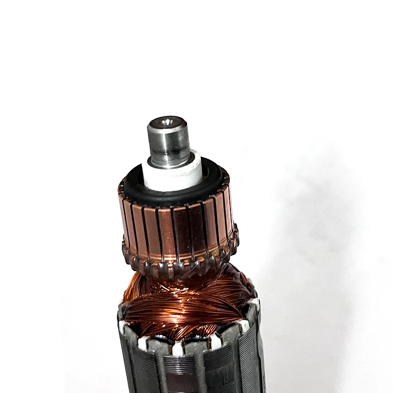 Koil angker AC220-240V untuk Hitachi G10SF3 S1M-FF04-100A Gerinda sudut Armature Rotor Anchor koil suku cadang pengganti