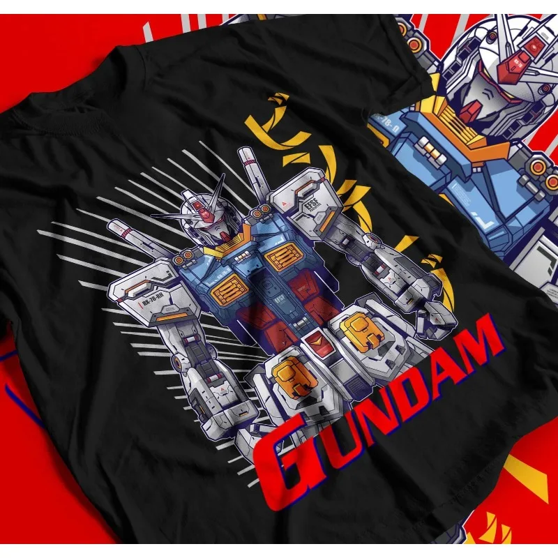 건담 윙 TShirt 일본 애니메이션 Tshirt 만화 셔츠 그래픽 아트 선물 셔츠 093