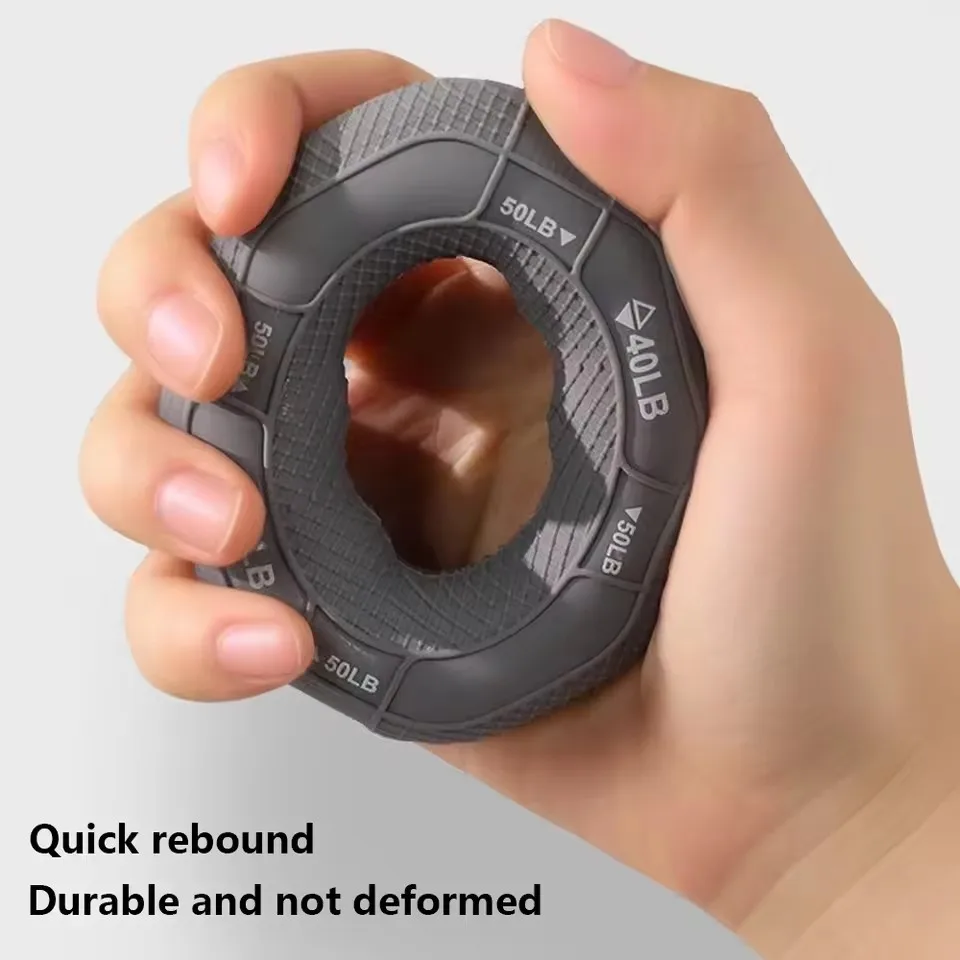 10LB-90LB Silikon-Handkrafttrainer-Ring Fingertrainer Handkraftgriff-Ring Stressabbau Heimsport Workout Fitness Übung – Detail 3