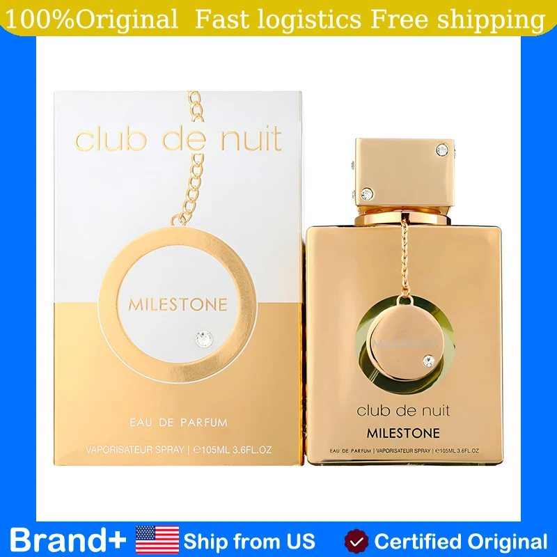 

Armaf Club De Nuit Milestone for Unisex Eau De Parfum Spray 3.6 Ounce luxury brand perfume high quality perfume long lasting fragrance natural perfume Cologne Pheromone Portable Birthday gift