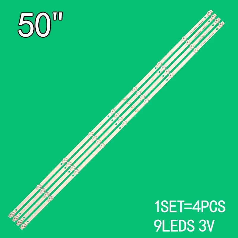 Accessoires de maintenance pour TV LED, HRS _ SQY50A114 _ 4X9 _ 2W _ MCPCB, 3V, 938mm, 50 ", 9 lumières