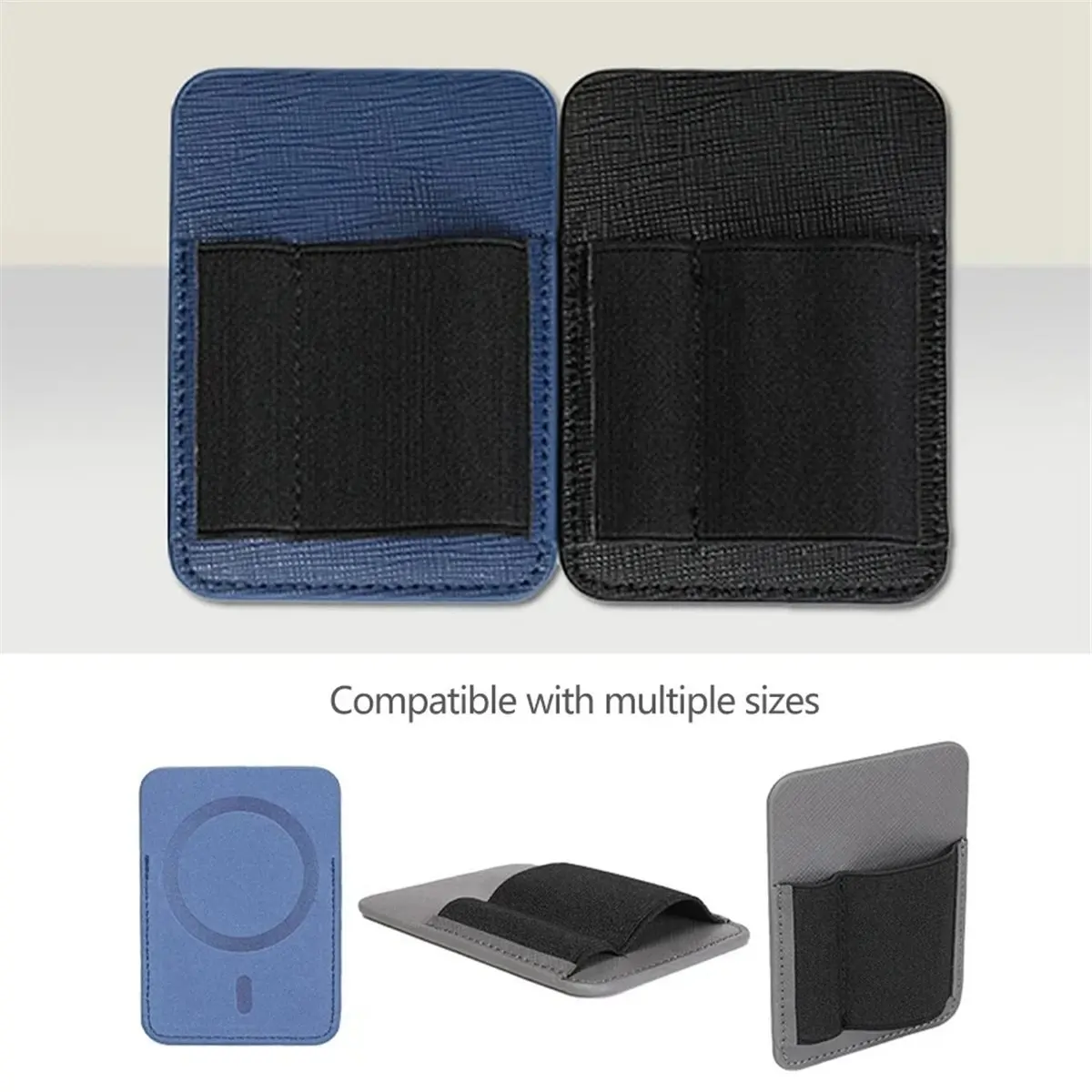 lookme For Magnetic Mobile Phone Small Tail Decoder Storage Cover Magnetic Small Tail Decoder Protective Cover Bracket Bag Blue