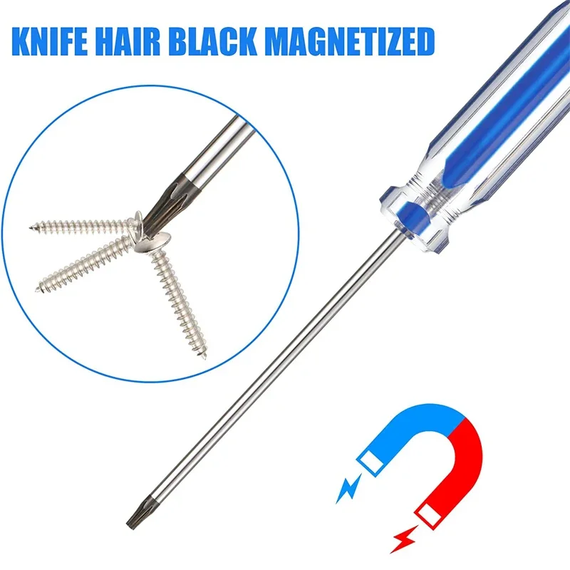 T6 T8 T9 T10 3mm Precision Magnetic Screwdriver Watch Repair Tool Slotted Phillips Thin Screwdriver Repairing Tools Hand Tools