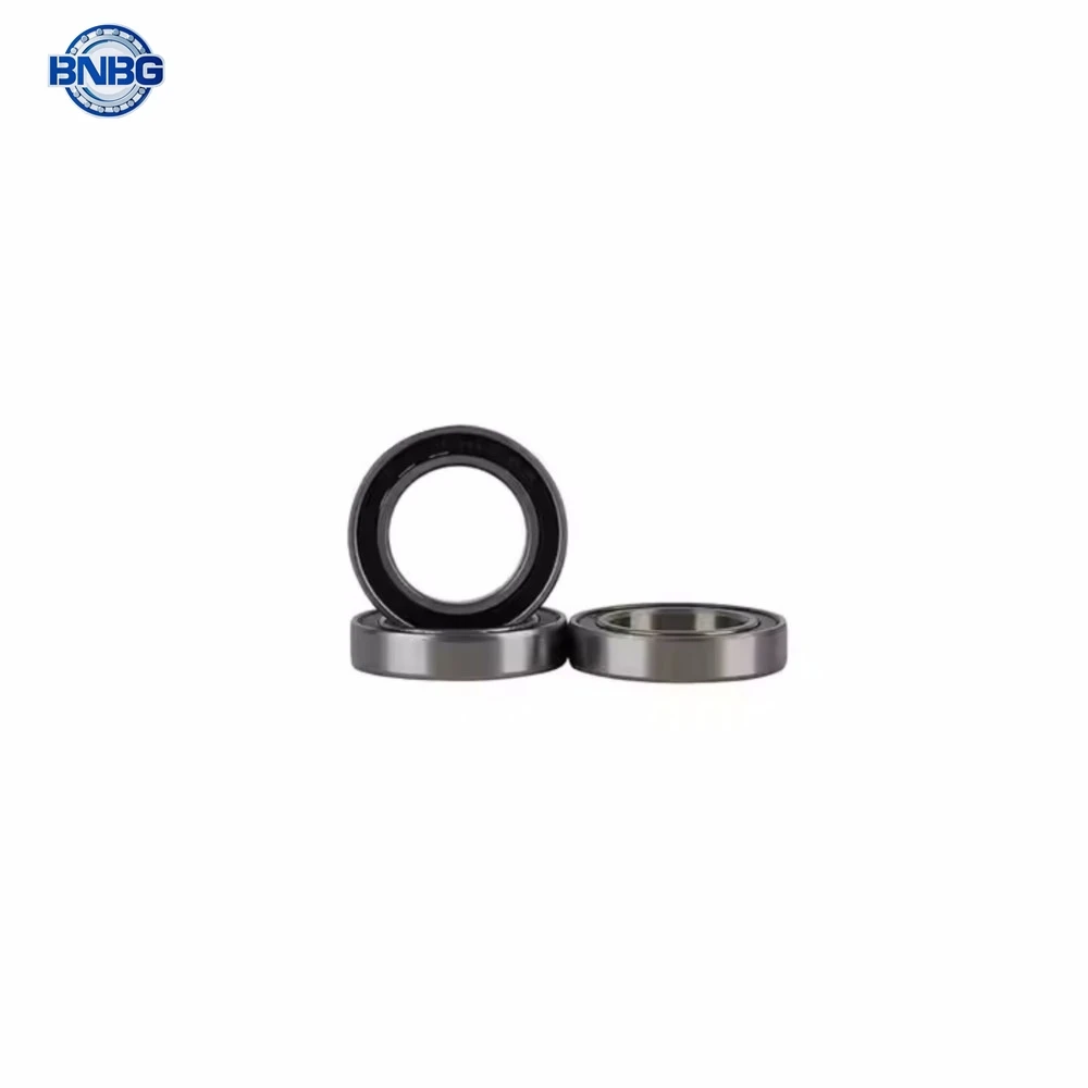 2Pcs 6802 2RS CB Stainless Steel Hybrid ceramic ball bearing 15X24X5 Ceramic Balls Bearing 6802RS Bicycle Bottom Bearing