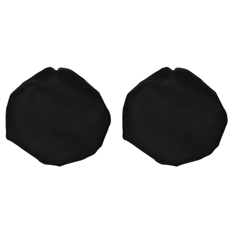 

2X Black Leather Center Console Lid Armrest Box Cover Trim For Toyota Land Cruiser Prado 150 2010-2018 Accessories