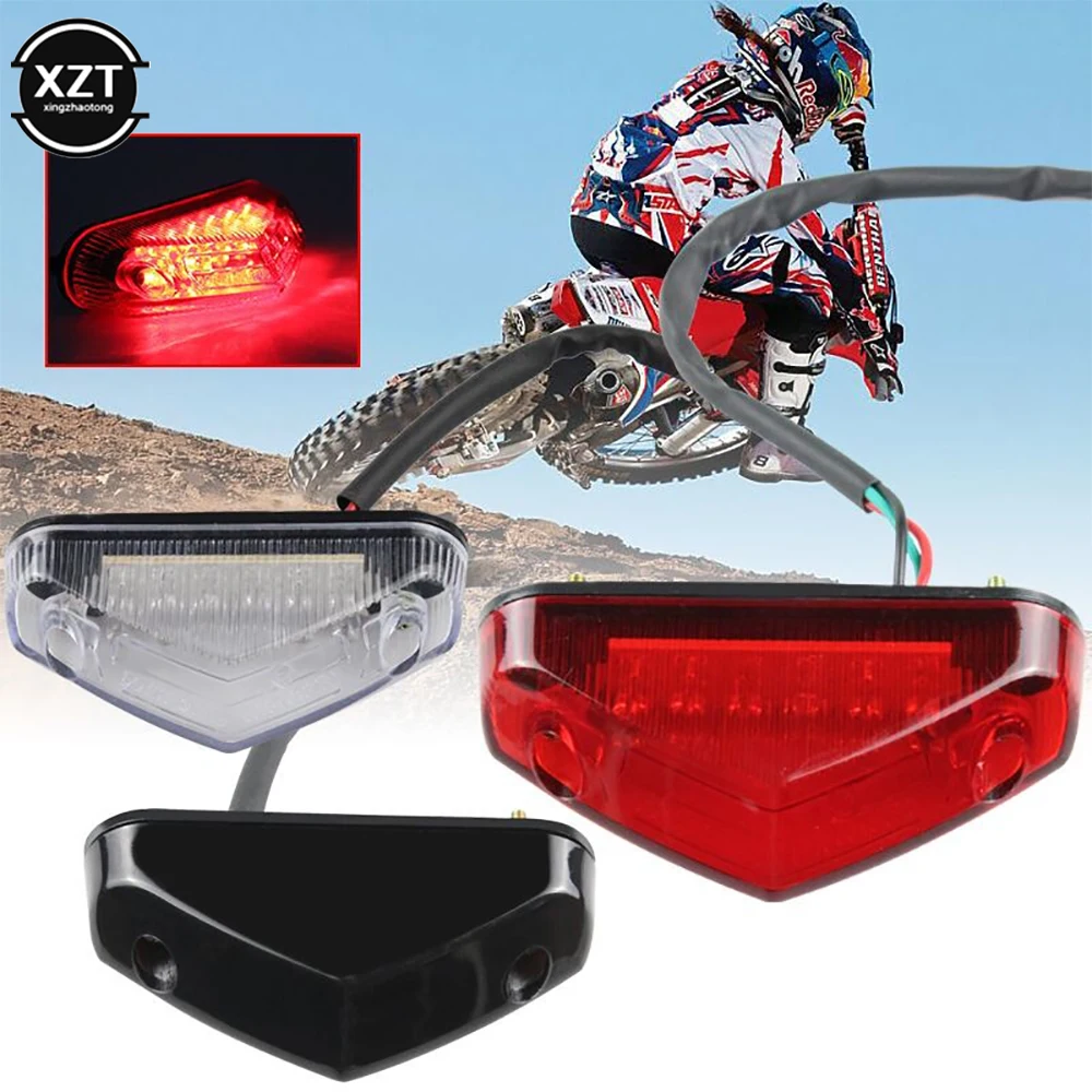 Universal Motorcycle Light DC 12V 12LED Brake Stop Tail Light DRL Indicators for Motorcycle Motorbike ATV Dirt Bike Flashers