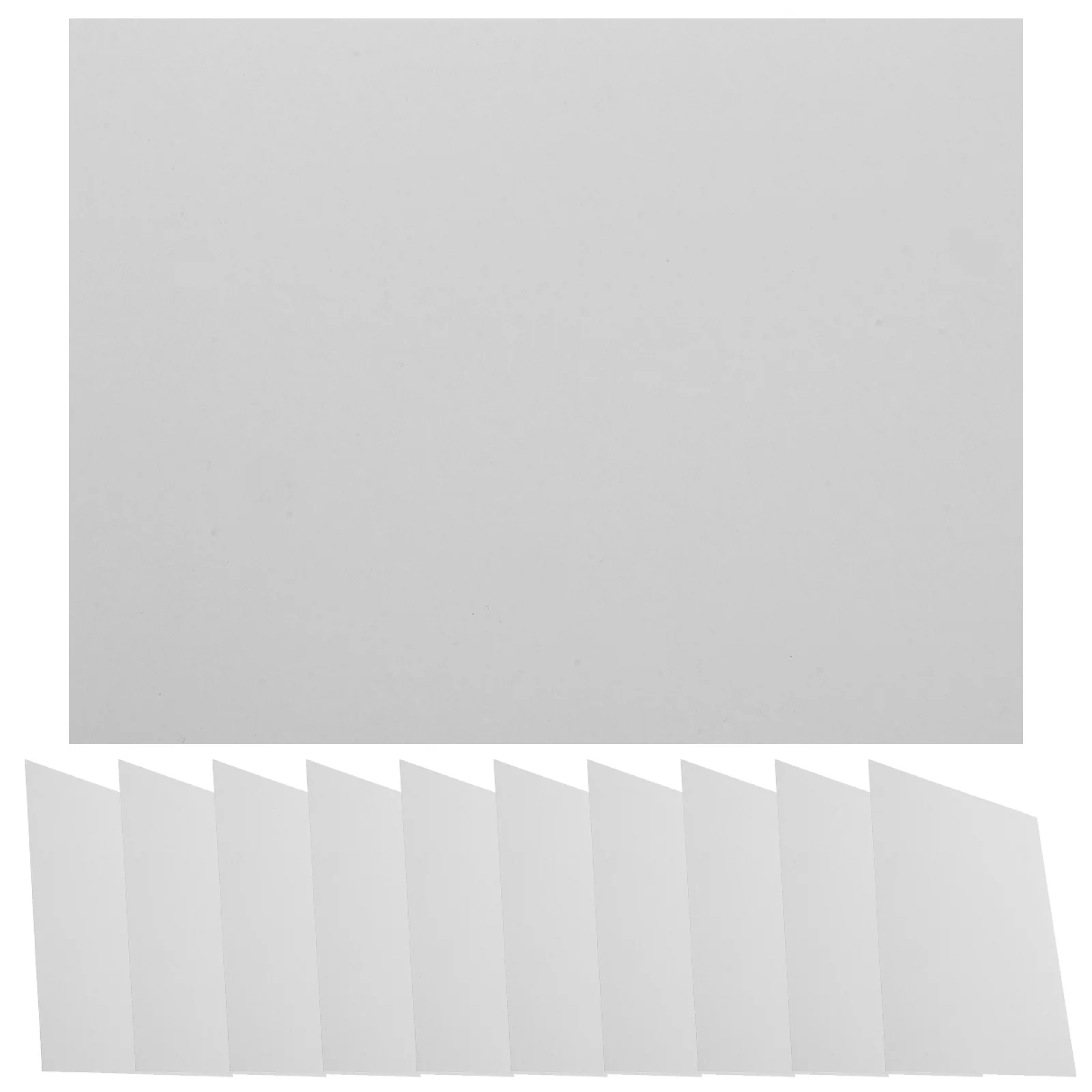 100개 화이트 11X8인치 종이 셔츠 폼 인서트 드레스 셔츠 지지대 티셔츠 접기 포장 여행 의류 디스플레이용