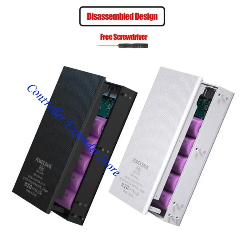 n84b 5x18650ケース用バッテリーパワーバンク