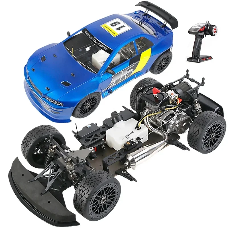 High Performance Rofun A5 Gasoline RC Racing Car 1:5 Scale RTR with 32CC Gas Engine CNC Aluminum Chassis and LCD Remote Control