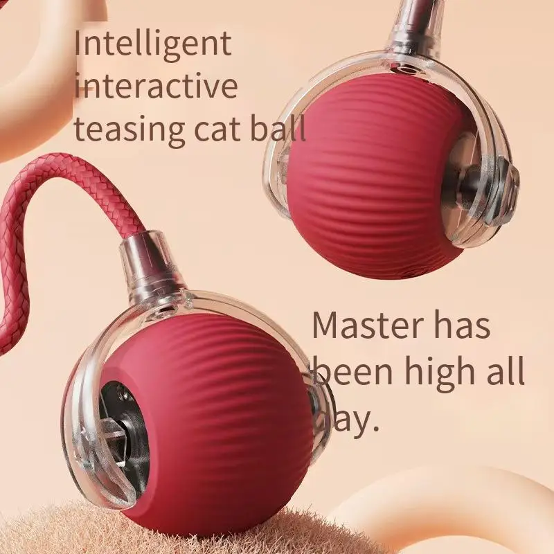 

Automatic Cat Ball Toy Motion Activated Sensing Moving Cat Toy Ball Rechargeable Automatic Cat Ball Toy 360 Degree Rotate