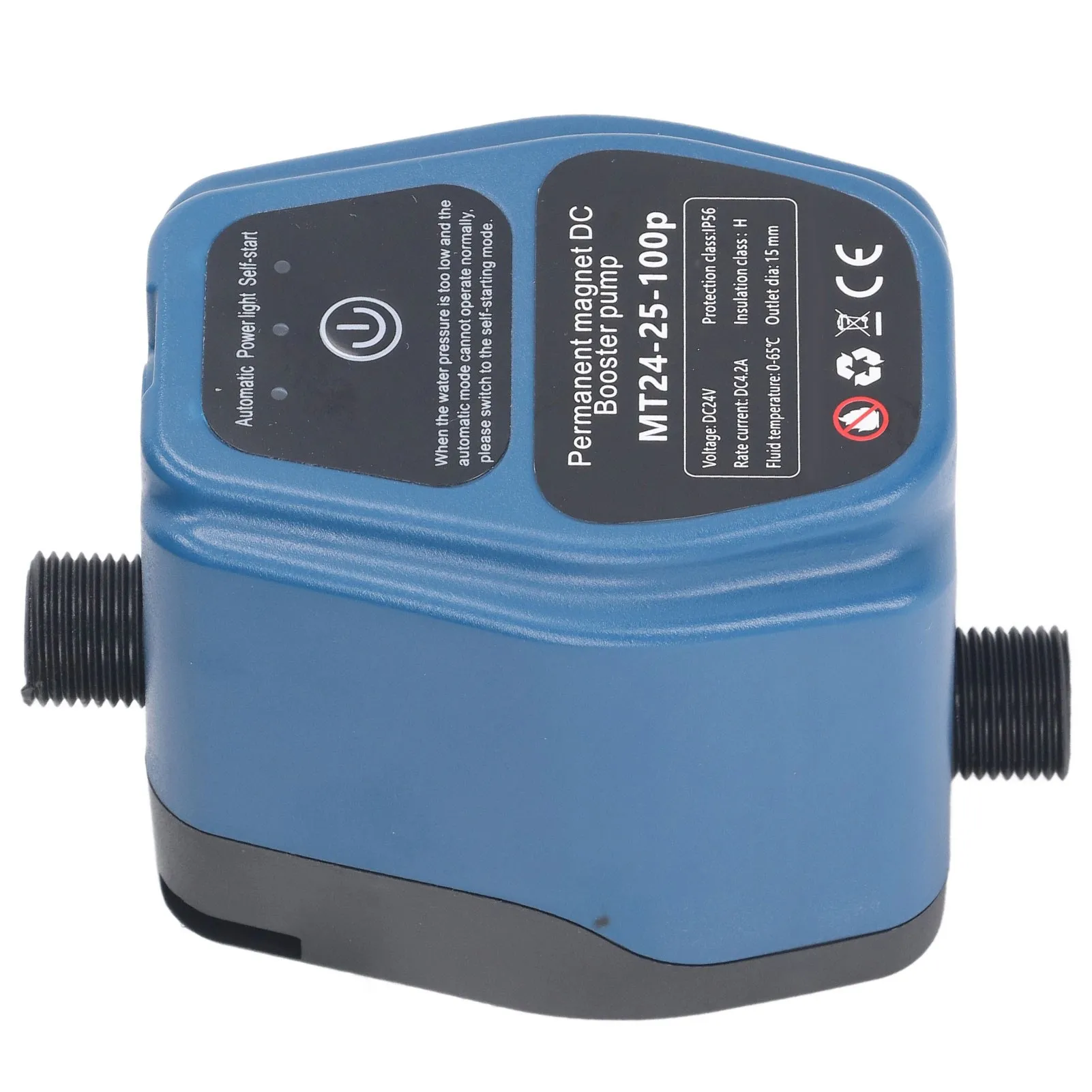 booster-pump-brushless-dc-motor-automatic-permanent-magnet-for-home-hose-irrigation-100w-24v-black-100‑240v