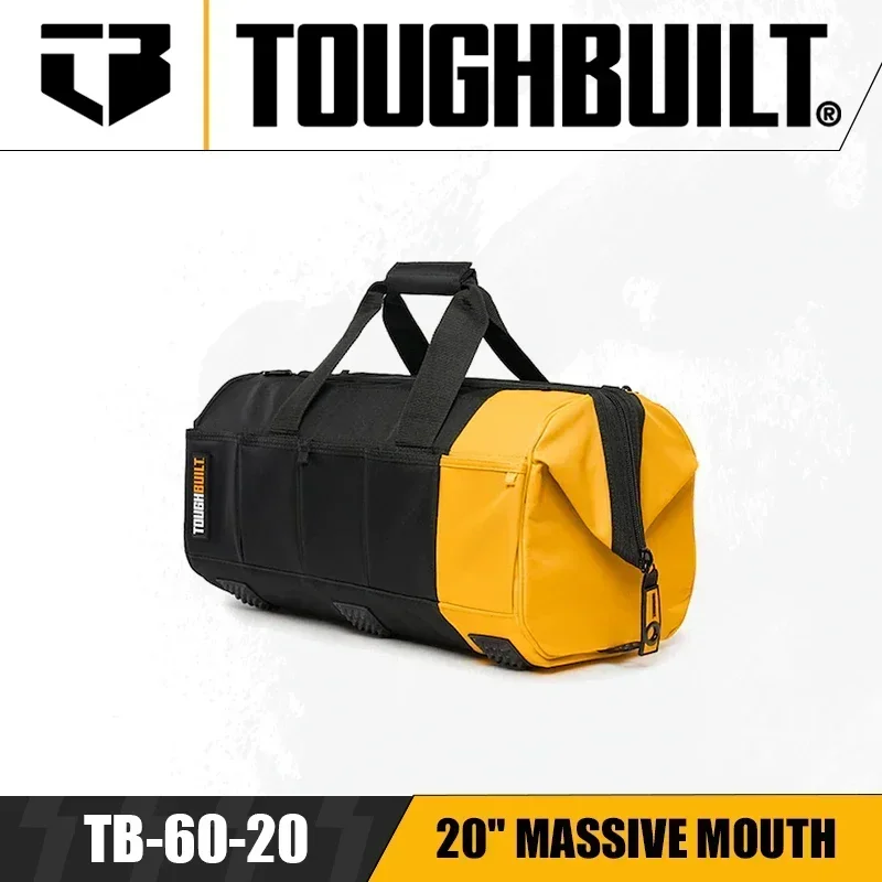 

TOUGHBUILT TB-60-16/TB-60-20/TB-60-26 16"/20"/26" Massive Mouth Open Mouth Octagon Toolkit Multi-functional Storage Backpack