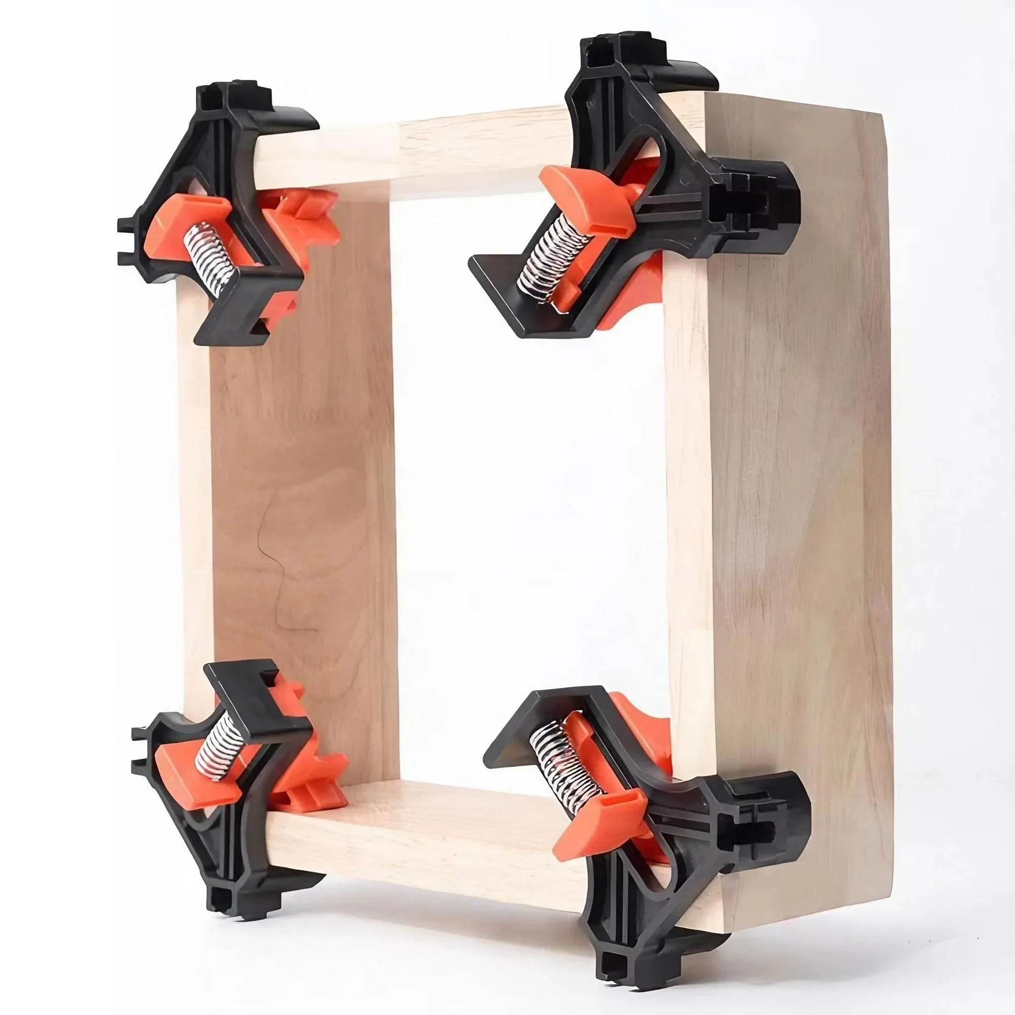 Professional Woodworking 90° Right Angle Clamps - Premium Accurate Frame and Cabinet Assembly Tools for Carpentry and DIY