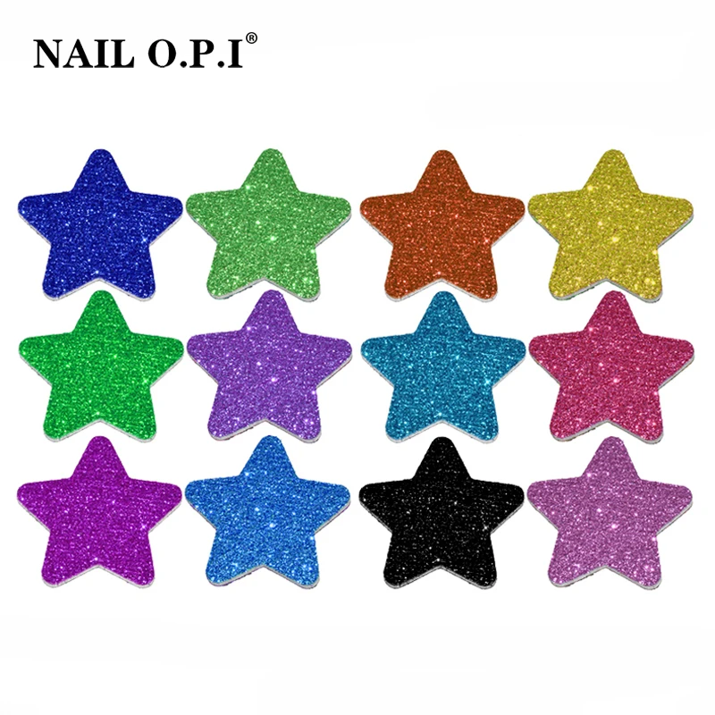 

25/50PCS Pentagram Mini Nail Art File Professional Material Nails Sponge Polishing Tools Sanding Files Lime a Ongle For Manicure