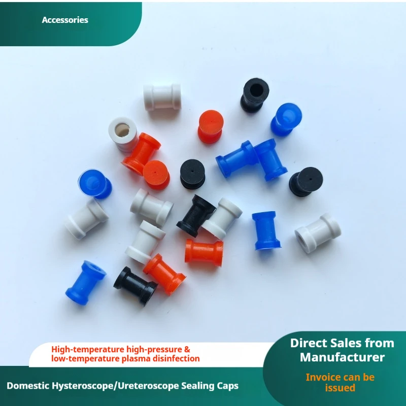 Waterproof Endoscope Sealing Cap Universal I Shape Design for Ureteroscope Hysteroscopy Secure Seal Accessories