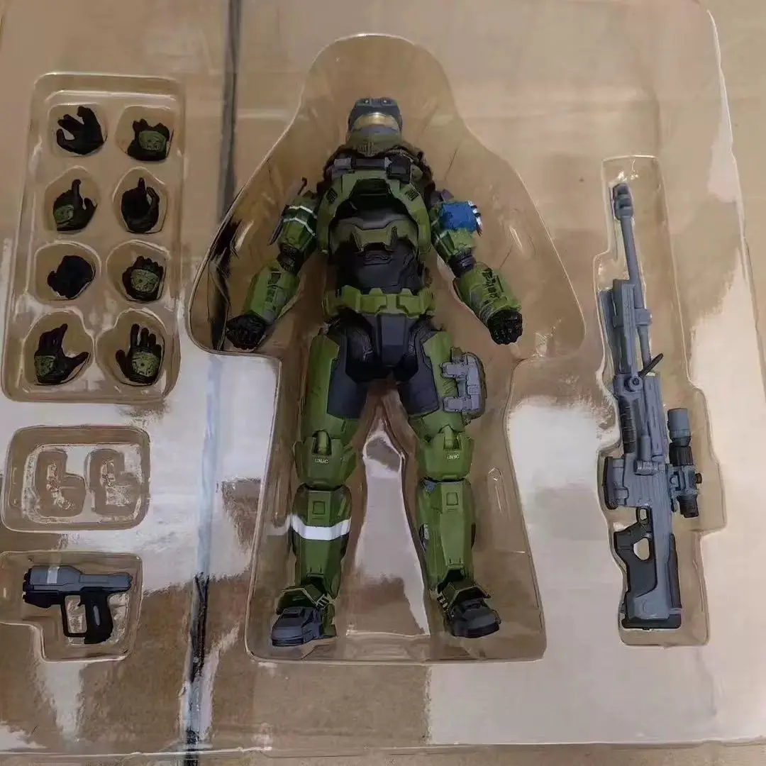 NUEVO 1/12 Noble Seis figuras JUN A266 3.o Oficial figura de anime de acción Halo: Reach figura Decoración de la habitación Regalo al por mayor para niños
