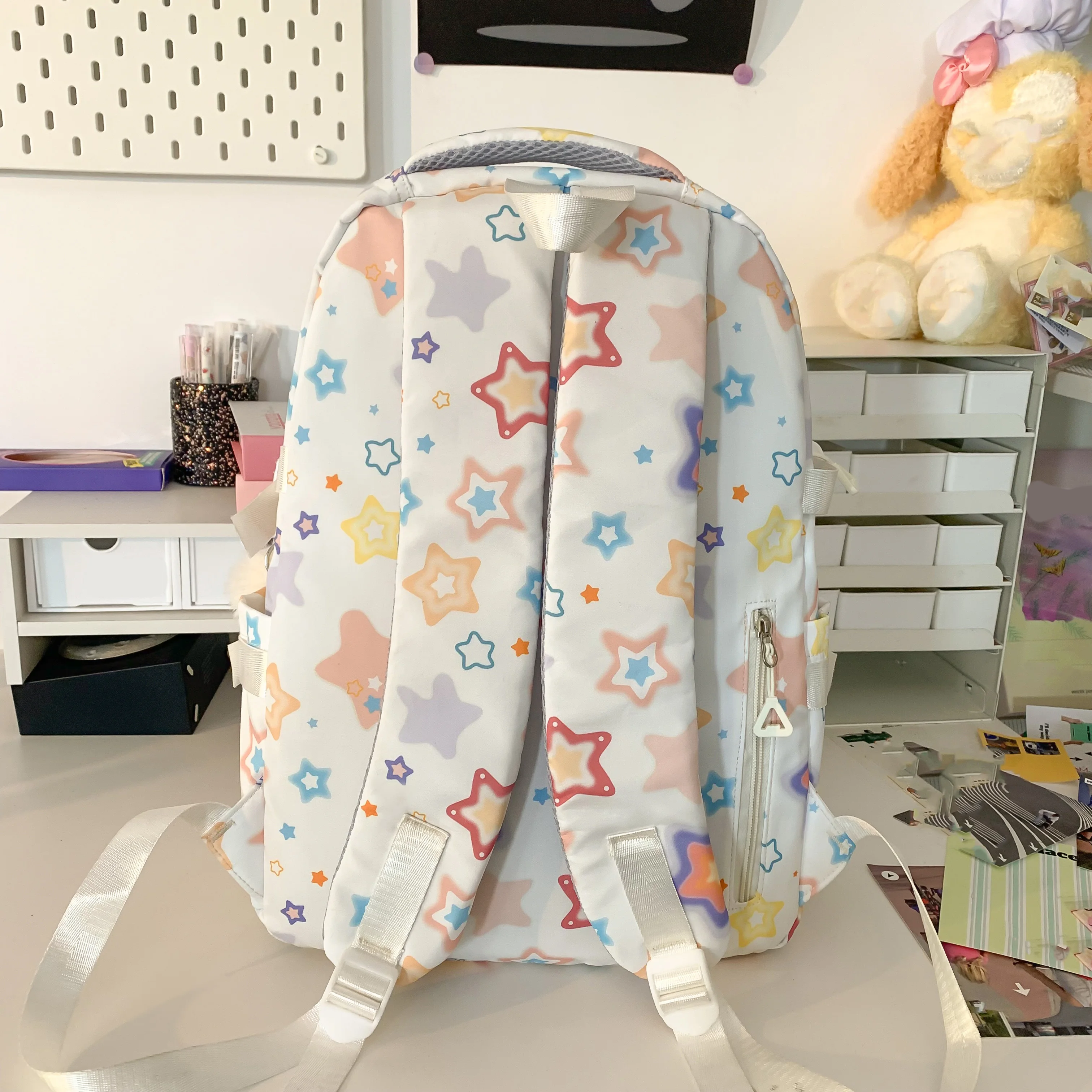 High school students, junior high school students, trendy lightweight schoolbags, computer backpacks, japanese style ins simple casual