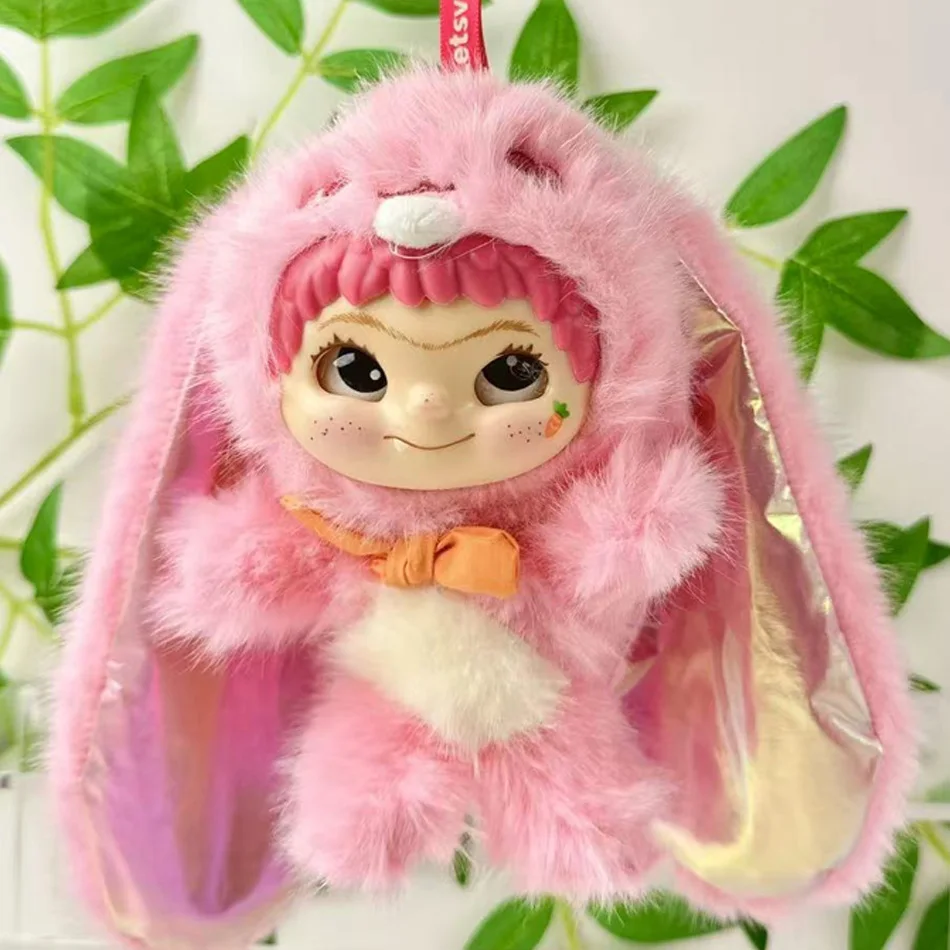 와쿠쿠 V2 블라인드 박스 여우 & 토끼 트릭 오어 트릿 시리즈 비닐 인형 서프라이즈 백 키체인 트렌디 장난감 블라인드 박스 맞춤형 선물