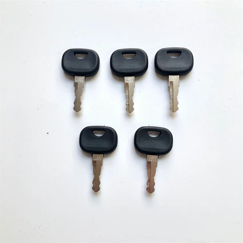 5Pcs Universal Key 14603 for Construction Machine Key Mini Excavator Stacker Wheel Loader Easy To Use BU1700X5