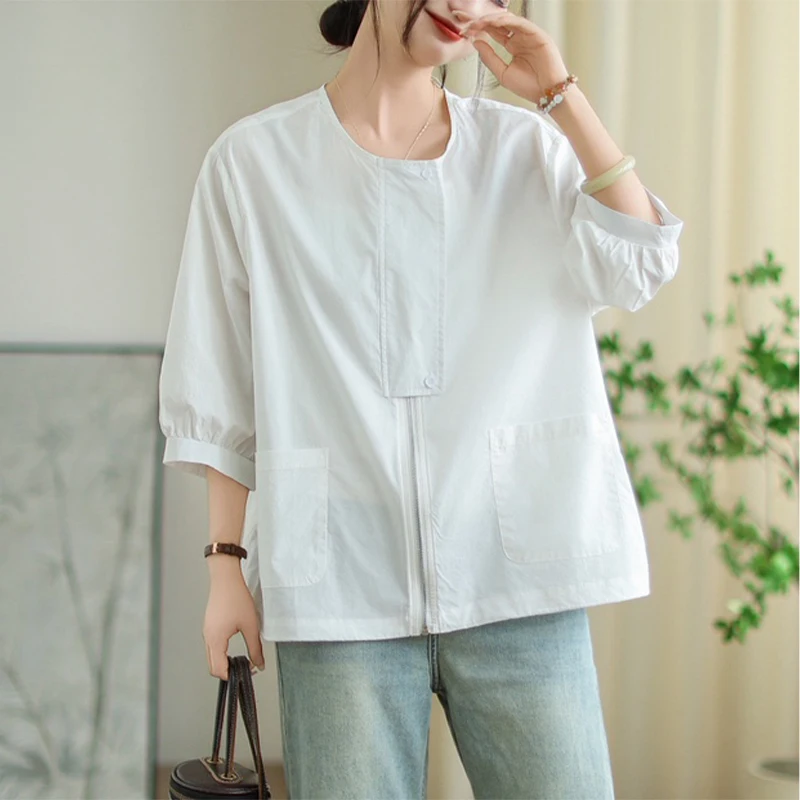 Masss Wasss 2026 Korean Design Fashion Soild Coats Ladies Loose Classic Elegant Jackets Womens Summer Vintage Causal Outerwear