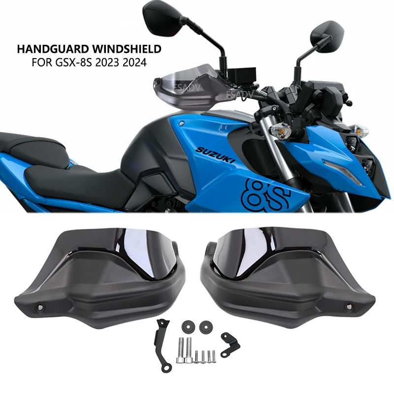 

Carbon Motorcycle Handguard Shield Hand Guard Protector Windshield For Suzuki GSX-8S GSX8S GSX 8S 2023 2024 Accessories