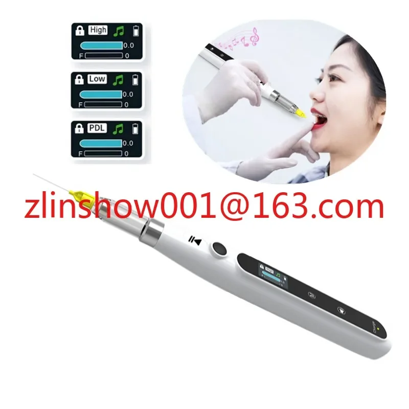 Dental instruments, painless oral local devices, wireless enhancers for root canal treatment