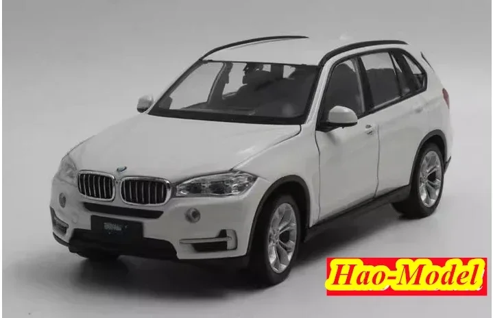 ของเล่น1:24สำหรับ BMW X5 SUV โมเดลอัลลอยสำหรับเด็กของเล่นเด็กผู้ชาย kado ulang tahun แสดงงานอดิเรกเครื่องประดับคอลเลกชันสีขาว/ดำ