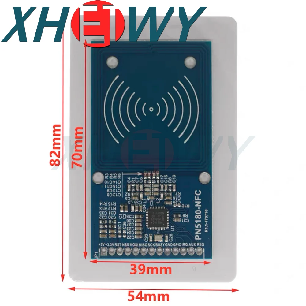 Sensor de radiofrecuencia PN5180 Nfc, lector de tarjetas Ic de alta frecuencia, Iso15693, Rfid, Icode2