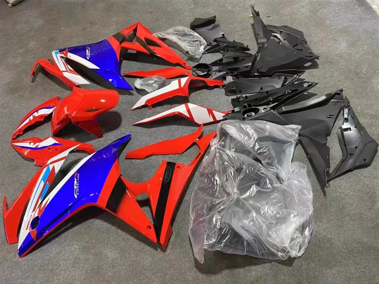 High Quality Complete Flow Motorcycle Parts For HondaCBR500R 16-18years  ABS Plastic Fairing Kit