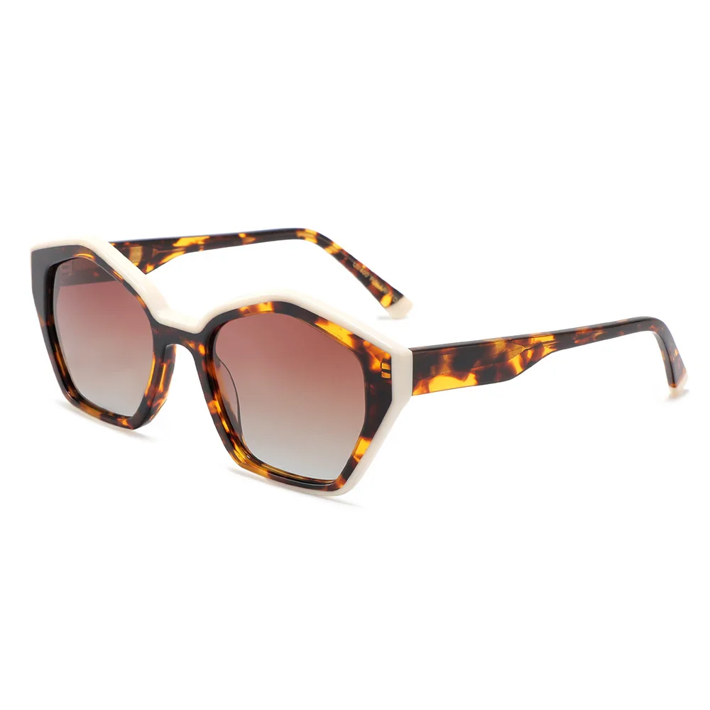 موضة مضلع الاستقطاب النظارات الشمسية النساء الفاخرة العلامة التجارية تصميم الرجال خمر فاسق نظارات شمسية السيدات ظلال الرجعية نظارات UV400