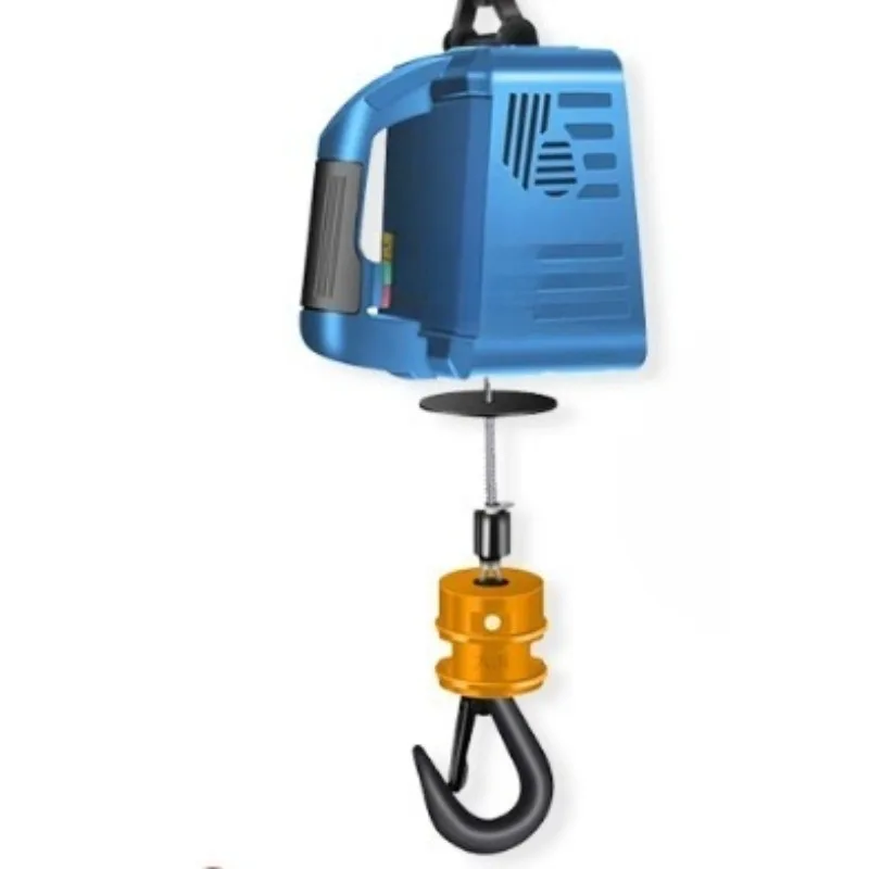 Miniature Electric Hoist 220V Household Crane Small Lift Remote Control Portable  1pcs