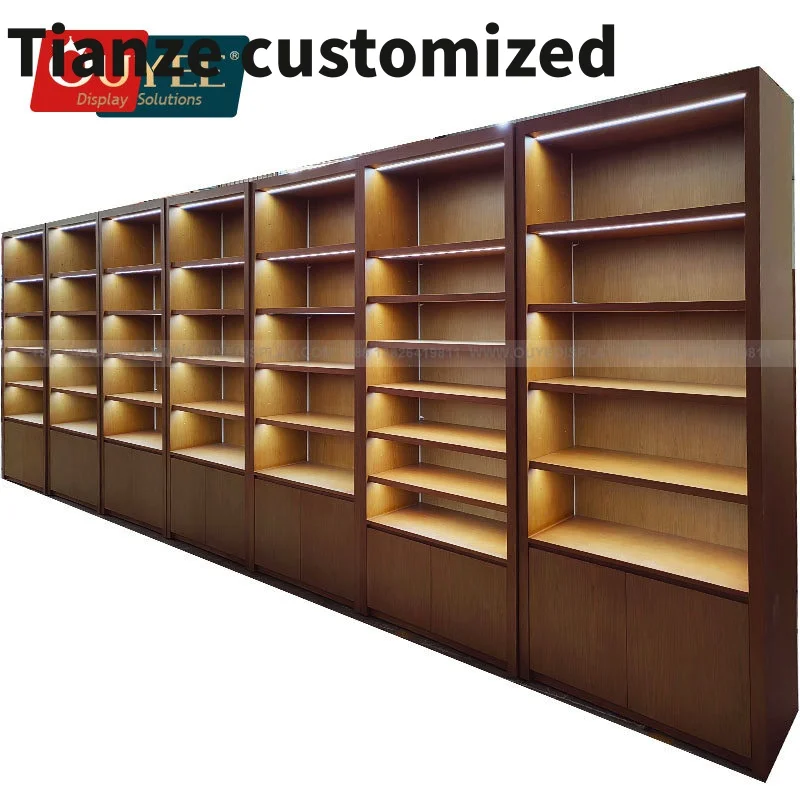 Customized-New Decoration Smoke Shop Retail Display Smoke Shops Counter Cheap Smoke Shop Display Glass Showcase