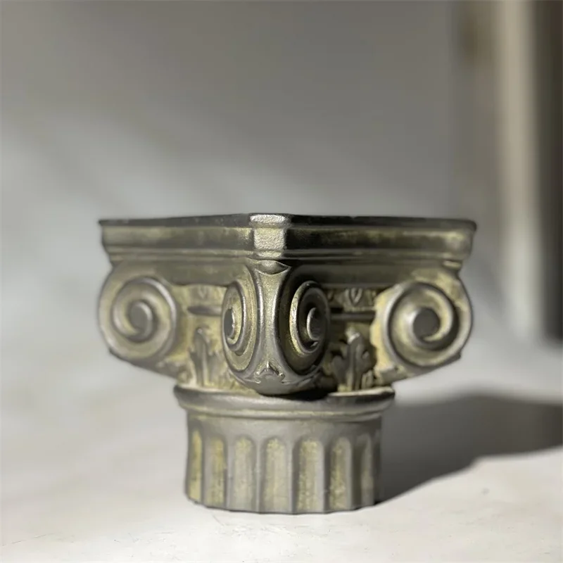 Replica European style Greek Ioni column style Roman column decoration ornament set photography props decoration base