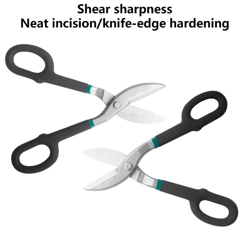 Sheet Metal Shears Scissors Iron Snips Ergonomic Handle for Various Cutting Need