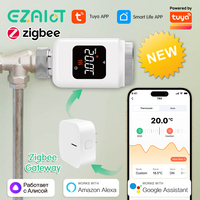 EZAIOT Tuya ZigBee Thermostat Radiator Actuator Smart TRV Thermostatic Valve Temperature Controller Support Alexa Google Home