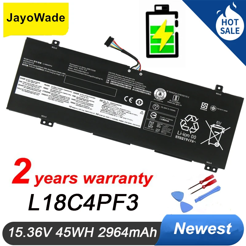 

Factory 11.36V 45WH L18M4PF4 L18M4PF3 L18C4PF3 L18C4PF4 Battery For Lenovo IdeaPad C340-14API 14IWL S540-14API IML Flex-14API