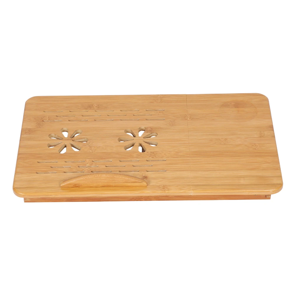 Laptop Bed Desk Bed Desk Bed Lap Desk Adjustable Bamboo Rack Shelf Dormitory Bed Lap Desk Portable Book Reading Tray Stand image 6