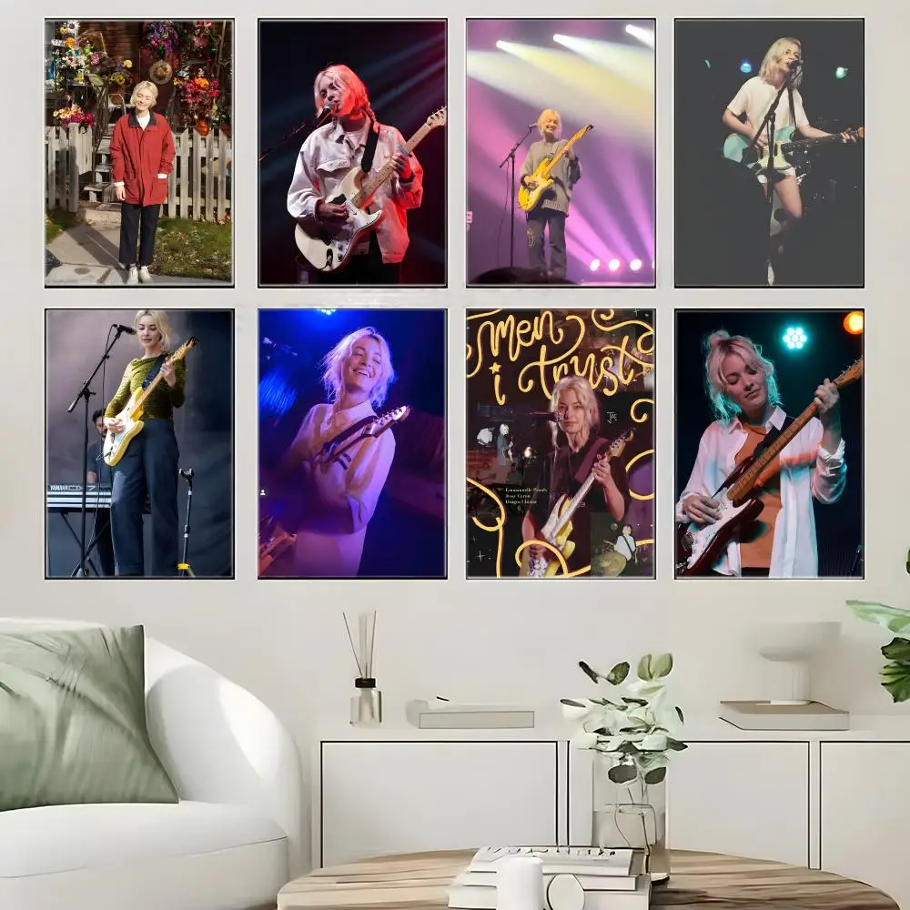 Chill Jazz M-Men I Trust Poster  Self-adhesive Art Waterproof Paper Sticker Coffee House Bar Room Wall Decor