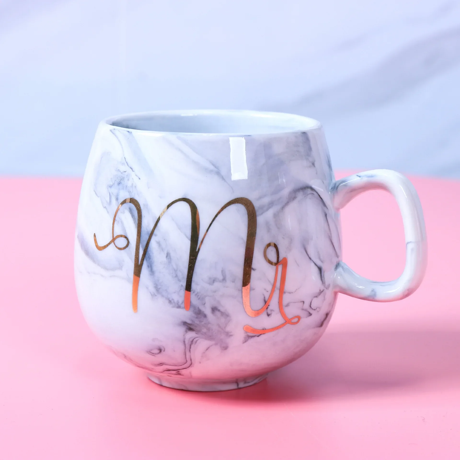

# Marble Ceramic Cup Can Be Customized Logo Wedding Water Cup #