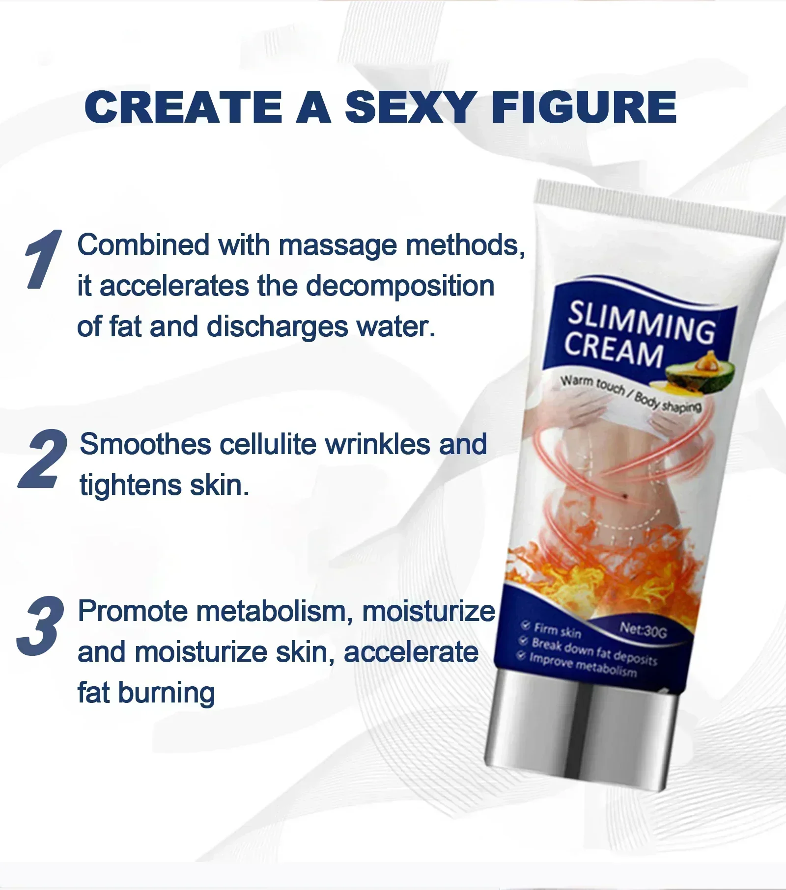 7 Days Powerful Weight Loss Full Body Sculpting With Fat Burning Body Cream