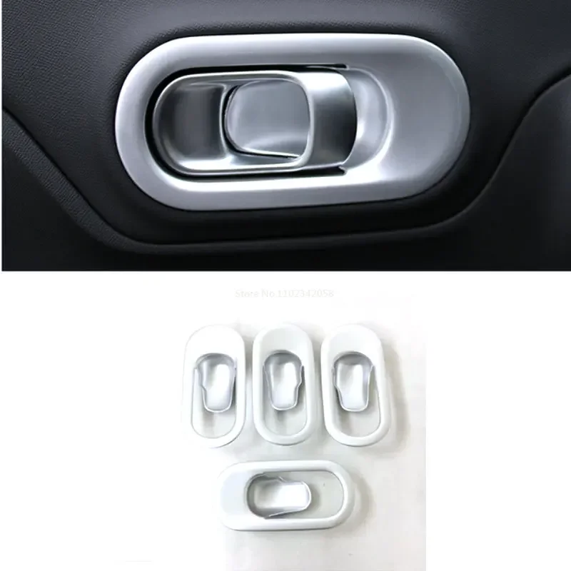 For Citroen C5 Aircross 2018-2022 Interior Car Accessories ABS chrome navigation door Handle Bowl A Pillar horn air outlet Cover